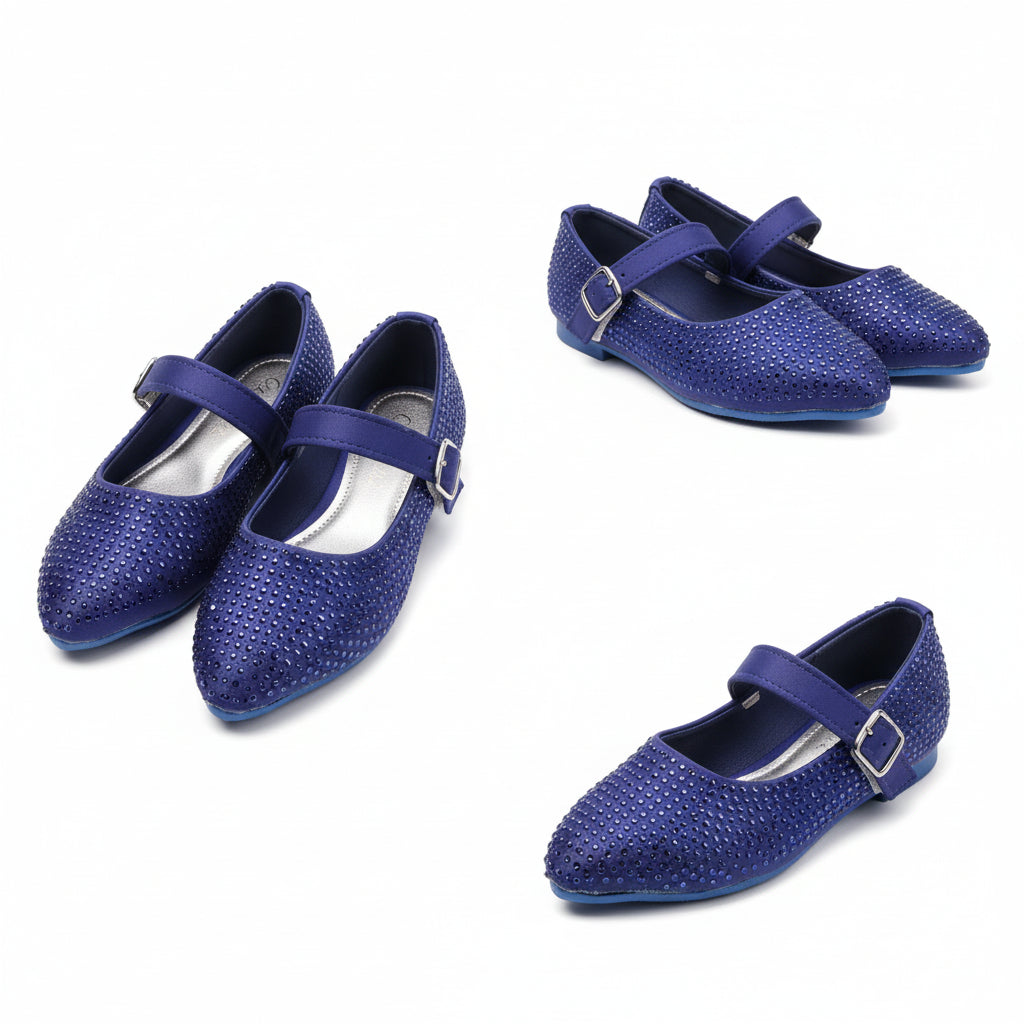 Choti Si Walk Little Princess Glitter Flats – Stylish & Comfortable Kids Footwear