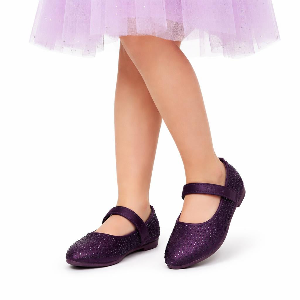 Choti Si Walk Little Princess Glitter Flats – Stylish & Comfortable Kids Footwear
