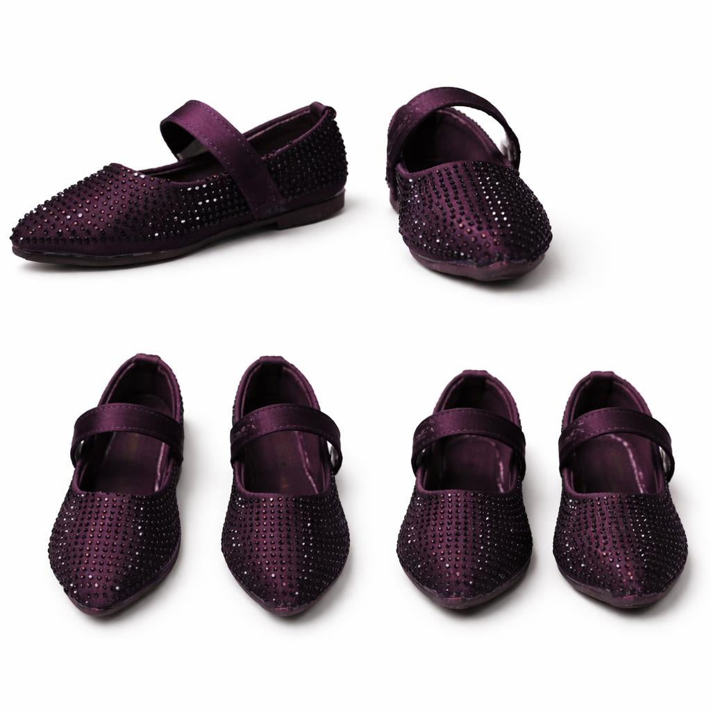Choti Si Walk Little Princess Glitter Flats – Stylish & Comfortable Kids Footwear