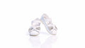 Sparkle Bow Baby Girl Pumps – Mary Jane Flats White/Skin